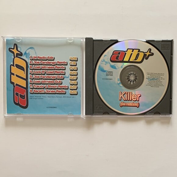 ATB – Killer (The Remixes) - CD, 2000, Popular Records - Rare Electronic/Trance - Picture 3 of 5